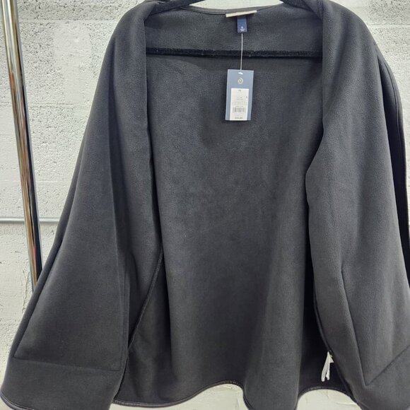 NWT Universal Thread Faux Fur Toggle Jacket in Black – Size XL - Picture 5 of 14